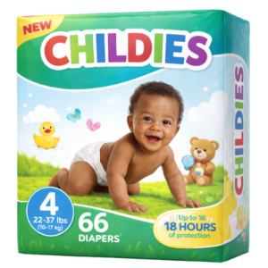 CHILDIES Premium Baby Diapers – Soft Comfort, Secure Fit & All-Day Protection